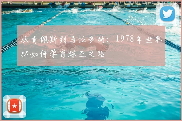 从肯佩斯到马拉多纳：1978年世界杯如何孕育球王之路