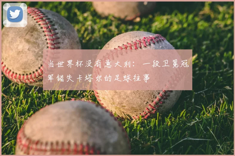 当世界杯没有意大利：一段卫冕冠军错失卡塔尔的足球往事