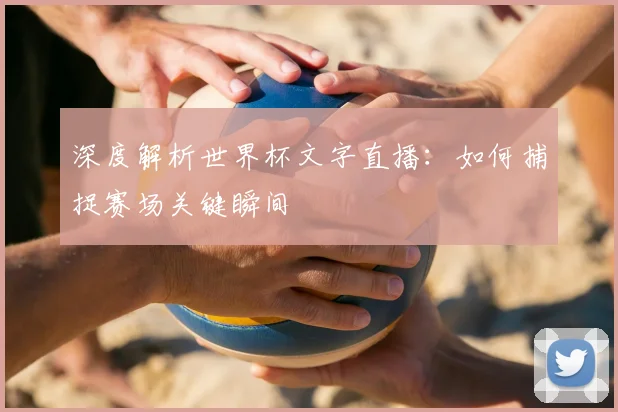 深度解析世界杯文字直播:如何捕捉赛场关键瞬间