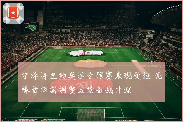 宁泽涛里约奥运会预赛表现受挫 无缘晋级需调整后续备战计划